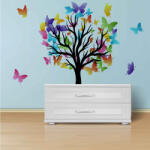 Eosette Sticker decorativ - Copac cu Fluturi