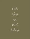 Eosette Let s stay in bed today Art Print - eosette - 40,00 RON