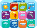 Eosette Stickere fenomene meteo - 125x90 cm