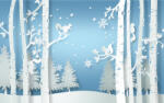 Eosette Fototapet Winter Forest - eosette - 960,00 RON