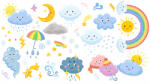 Eosette Stickere fenomene meteo nori - 125x70 cm