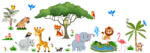 Eosette Autocolant camere copii - Animale in Savana - 2 coli de 60x90 cm