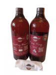 woodworker Pachet intretinere lemn masiv, interior, exterior, Dual Pack, Pure Tung Oil, Cutting Board Oil, laveta bumbac, 1000ml/1000ml, food safe, woodworker (Dual Tu-CtO-L-1)