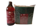 woodworker Kit intretinere mobilier lemn masiv, Prep’N Shine-Pure Teak Oil & Hand Pad’s Mix Abrasive, alb, negru, verde, 500 ml, interior, exterior, woodworker (Te-Hp-Mx-05)