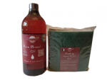 woodworker Kit intretinere mobilier lemn masiv, Prep’N Shine-Pure Breed Oil & Hand Pad’s Mix, alb, negru, verde, 1000 ml, food-safe, non toxic, woodworker (Br-Hp-Mx-01)