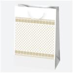 IRIS LUX ajándéktasak, különböző mintákkal, arany, 230x320x110 mm (T5LUX_OG_136) - officedepot