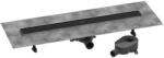 Hansgrohe RainDrain Go - Rigolă de duș 80 cm cu grilaj reversibil, faianțabilă, negru mat 56273670 (56273670)