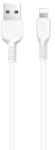 hoco. X20 adatkábel (USB - lightning, gyorstöltő, 100cm, törésgátló) FEHÉR