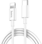hoco. X36 adatkábel (Type-C - lightning, PD gyorstöltő, 100cm) FEHÉR
