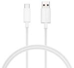 Huawei adatkábel (USB - Type-C, 8A, gyorstöltő, 100cm) FEHÉR