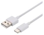 Xiaomi adatkábel (USB - Type-C, 3A, gyorstöltő, 100cm) FEHÉR - primanet - 1 690 Ft