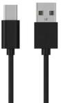 Gigapack Adatkábel (USB - Type-C speciális, 8mm hosszított fej, 100cm) FEKETE (123022)