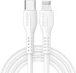 Dux Ducis K-V adatkábel (Type-C - lightning, 20W, 2.4A, PD gyorstöltő, 100cm) FEHÉR