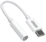 JOYROOM audió adapter kábel (3.5mm jack aljzat - Type-C) FEHÉR