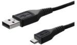 Gigapack Adatkábel (USB - microUSB, 80cm) FEKETE (14732)