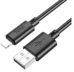 hoco. X88 adatkábel (USB - lightning, 2.4A, gyorstöltő, 100cm) FEKETE (142486)