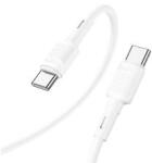 hoco. X83 adatkábel (Type-C - Type-C, 60W, PD gyorstöltő, 100cm) FEHÉR