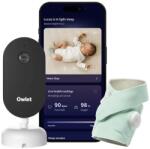 Owlet Умен чорап със сензор Owlet Dream Duo - С камера Dream Sight, Mint (PSR3NMWIN) - ozone Бебефон