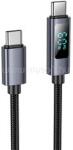 hoco. U112 adatkábel Type-C - Type-C, 100cm, FEKETE (HOCO_U112_BLACK) (HOCO_U112_BLACK)