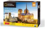 CubicFun 128 db-os 3D puzzle - National Geographics - Párizs, Notre Dame (DS0986) (DS0986)