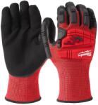 Milwaukee Impact Vágásbiztos védőkesztyű poliuretán mártott tenyérrel, EN 388: 2016, 3/C, Méret: 11XXL- 1 pár (4932478130)