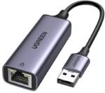 UGREEN Адаптер Ugreen - CM209, USB-A/RJ45, сив (0411020)