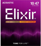 Elixir NANOWEB 11002 akusztikus, bronz gitárhúr készlet