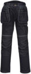 Portwest PW357 PW3 bélelt lengőzsebes nadrág fekete (PW357BKR41)