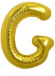  Fém fólia lufi S DEPOT®, G betű, arany, 40 cm