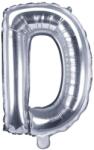  Fólia lufi S DEPOT®, ezüst, D betű alakú, 40 cm