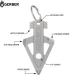 Gerber BROADHEAD kulcstartóra rögzíthető multifunkciós eszköz, ezüst (1074045)