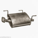 Polmostrow Polmo 15-369 hátsó kipufogó dob - NISSAN Almera II (K15-369ALU-POL)