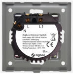 Luxion Intrerupator Simplu cu Variator cu Touch din Sticla LUXION protocol Zigbee Alb (LX-ZT-D101G-W)