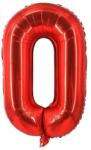  Fém fólia lufi S DEPOT®, O betű, piros, 40 cm