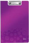 Leitz Clipboard dublu LEITZ Wow, polyfoam - mov metalizat (L-41990062) - forit