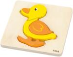 Viga Toys Puzzle din lemn Viga Toys - Rață, 4 piese (59929) Puzzle