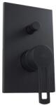PAFFONI zuhany és fürdő csaptelep Paffoni Ringo vakolat alatti résszel együtt fekete RIN015NO (RIN015NO/M)