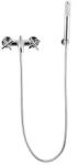PAFFONI Kád csaptelep Paffoni Cruz zuhanyszettel együtt 150 mm króm QTV023 (QTV023CR)
