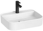 Jika Asztali mosogató Jika Astra 50x40 cm fehér fényes felülettel akkumulátornyílás, túlfolyás nélkül H8183620001111 (H8183620001111)