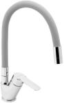 FERRO Mosogató csaptelep Novaservis Metalia 54 szilikon karral szürke / króm 54014F, 0S (54014F,0S)