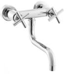 PAFFONI Mosdó csaptelep Paffoni Cruz leeresztőszelep nélkül 150 mm króm QTV161 (QTV161CR)