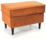 SIGNAL MEBLE Ron Velvet Fahéjbarna Bársony Puff Wenge Lábakkal (RONV4215WP)