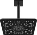 Hansa Hans Aurelio mennyezeti fejzuhany, zuhanykarral együtt, fekete matt 4727034033 (4727034033)