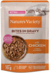 Nature's Variety 28x70g Nature's Variety Kitten Bites csirke szószban nedves macskatáp