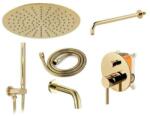 Rea Sistem de dus cu baterie monocomanda Rea Lungo L. auriu (5902557356959)
