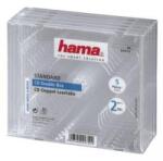 Hama Кутийка за CD/DVD HAMA Double Jewel Case, прозрачен, 5 бр. в пакет, HAMA-44752