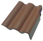 Terrán Danubia szegélycserép jobb ColorSystem barna (543397)