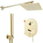 Rea Sistem de dus incastrat Rea Oval auriu lucios (5902557369904)