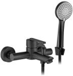 Rea Ontario kád és zuhany csaptelep fali fekete REA-B5512 (REAB5512)