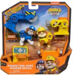 Spin Master PAW Patrol Rubble & Wheeler, Set 2 Figurine Power Tool Pups, Multicolor, 3 ani+ (681147044777) - imperios Figurina